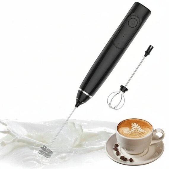 2 In 1 Electric Coffee Beater – USB Milk Frother & Egg Whisk