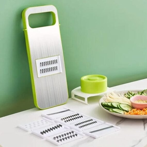5-in-1 Stainless Steel Vegetable Cutter & Mandoline Slicer